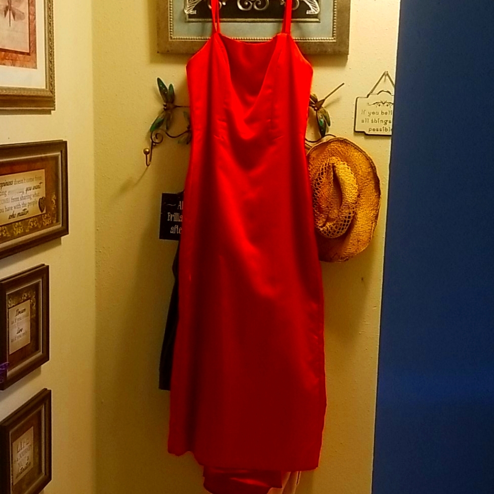 Formal floor length RED DRESS. My Marilyn Dress